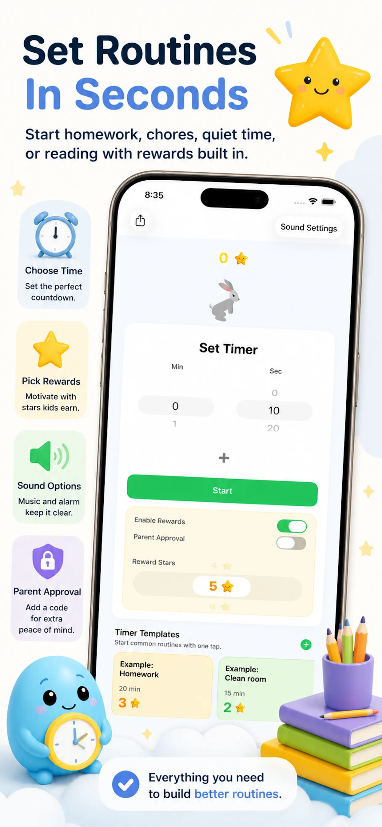 HoppityClock Kids Timer screenshot 9
