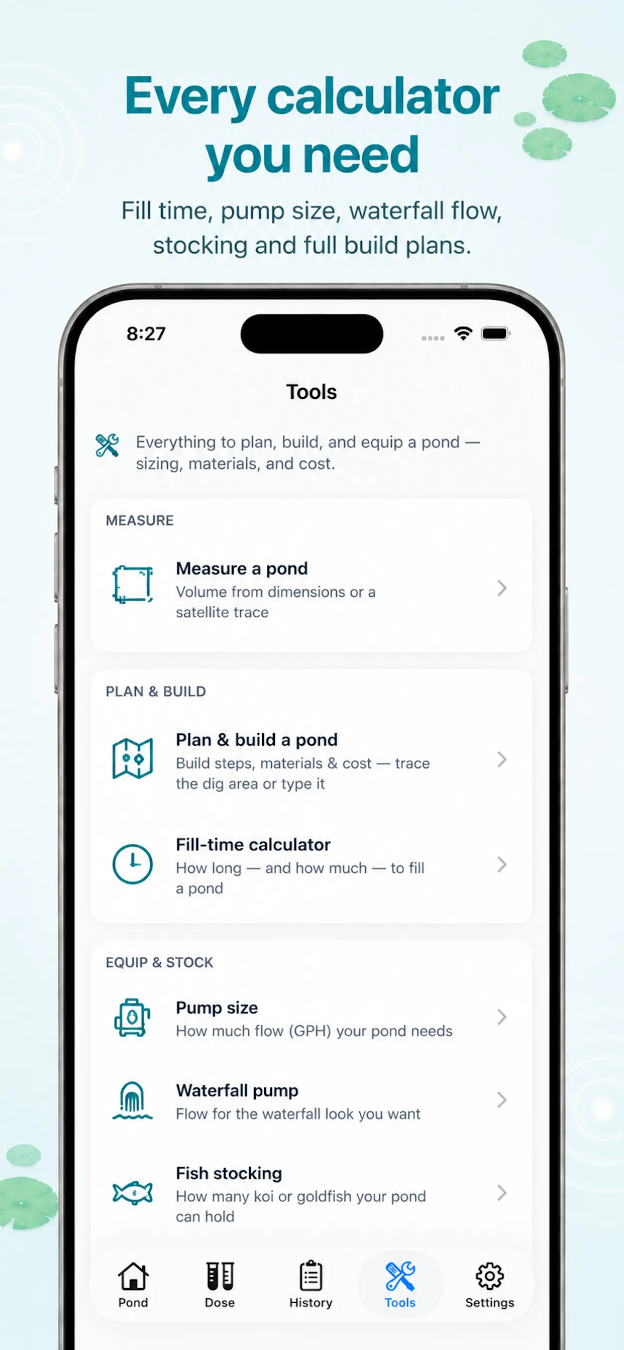 Pond Care: Measure & Dose screenshot 2