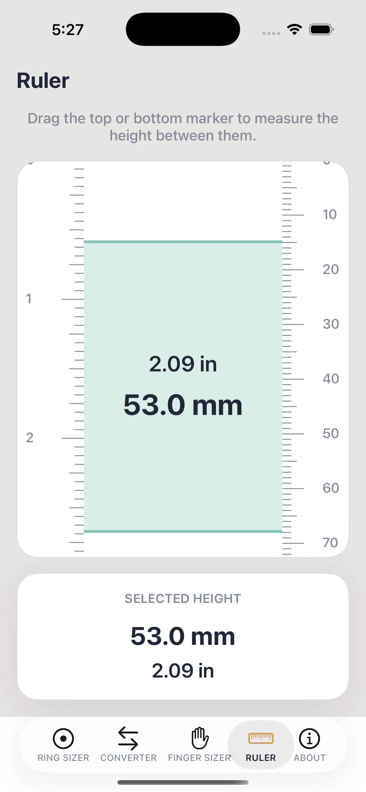 Ring Size Inspector screenshot 2