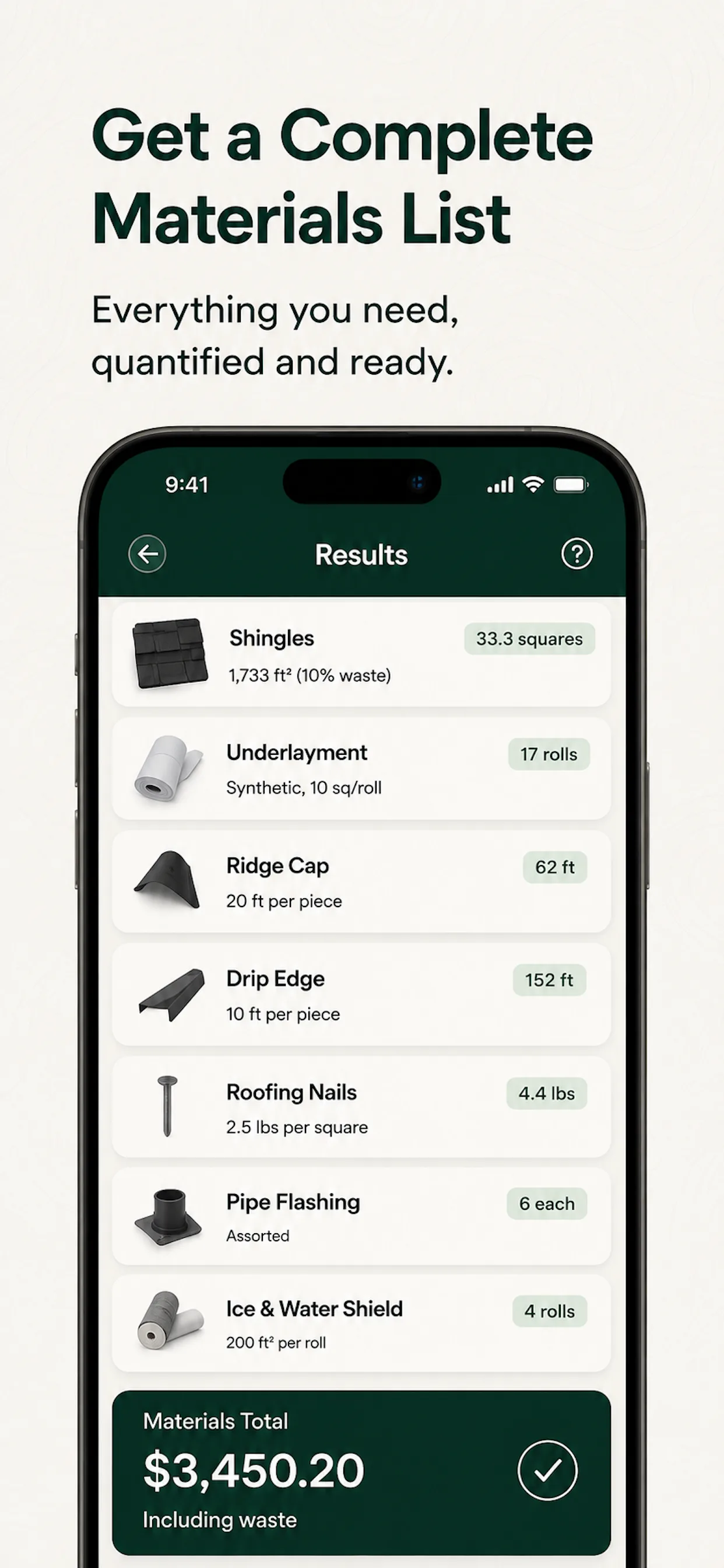 Roof Calculator & Estimator screenshot 5