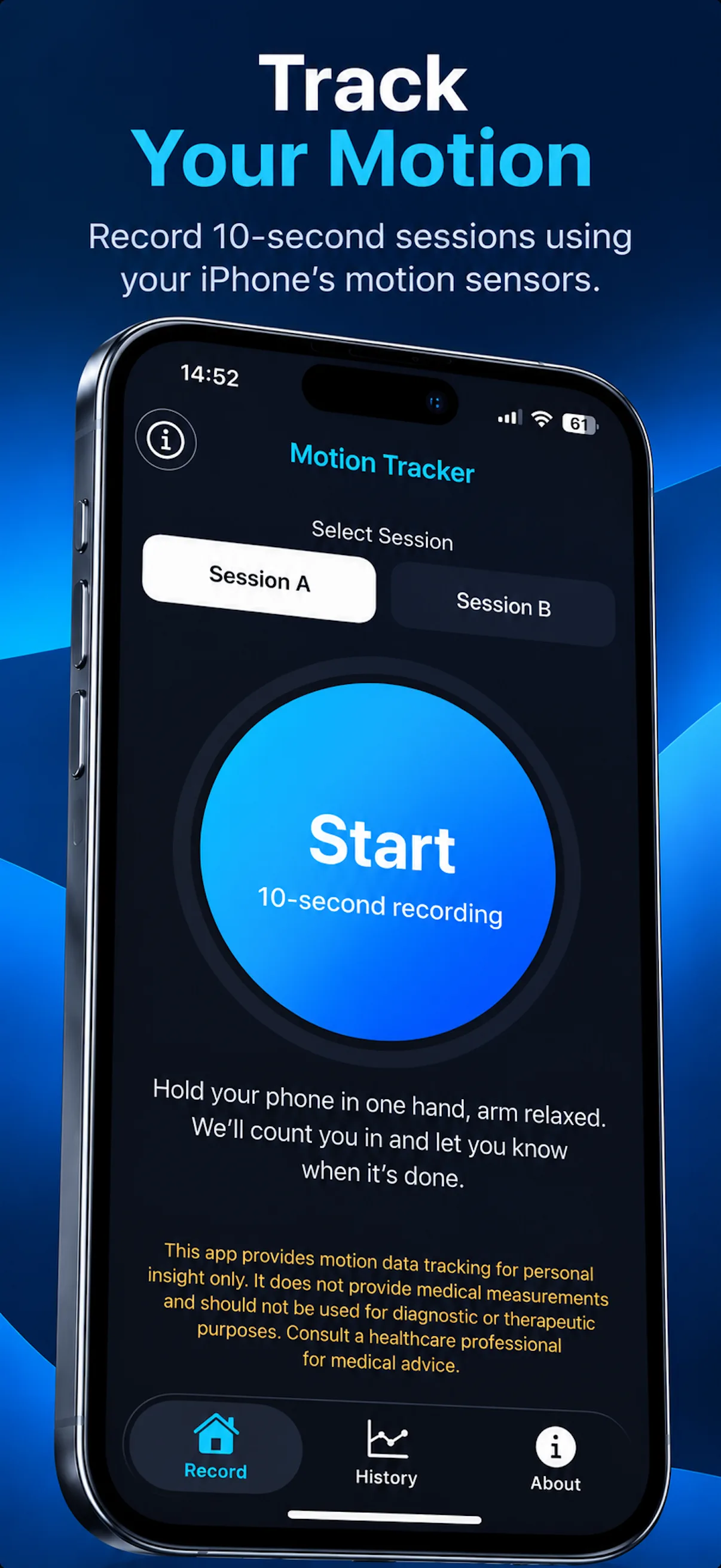 SteadySense: Hand Motion screenshot 4