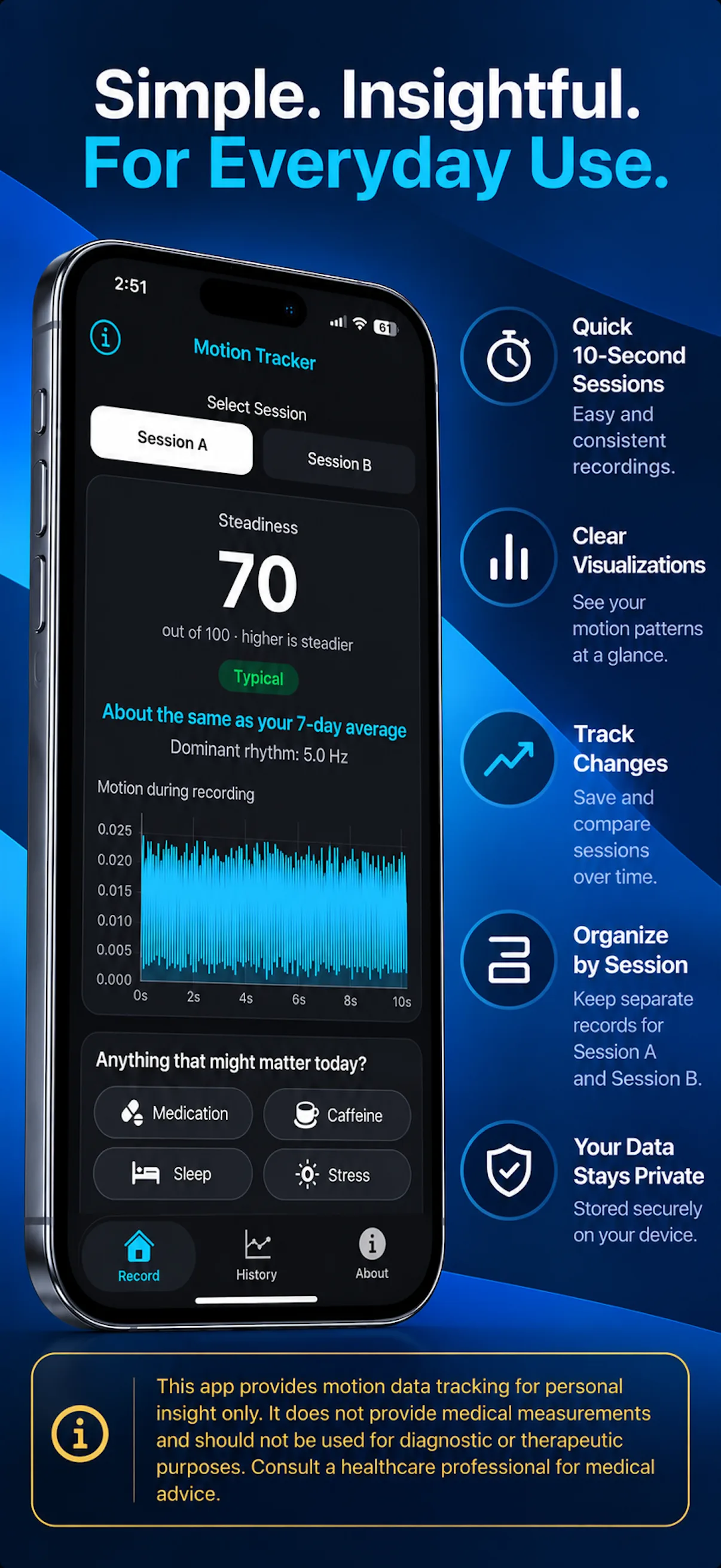SteadySense: Hand Motion screenshot 6