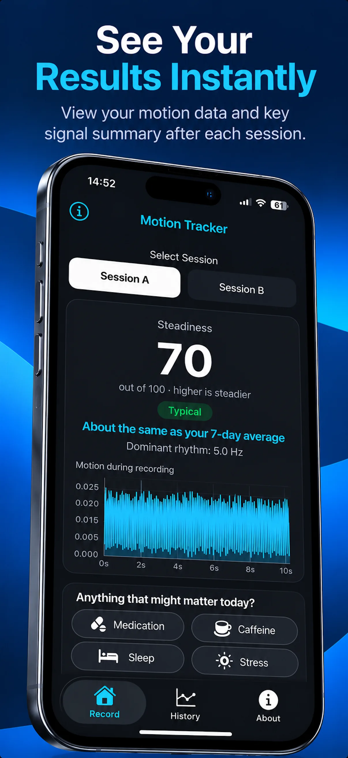 SteadySense: Hand Motion screenshot 7
