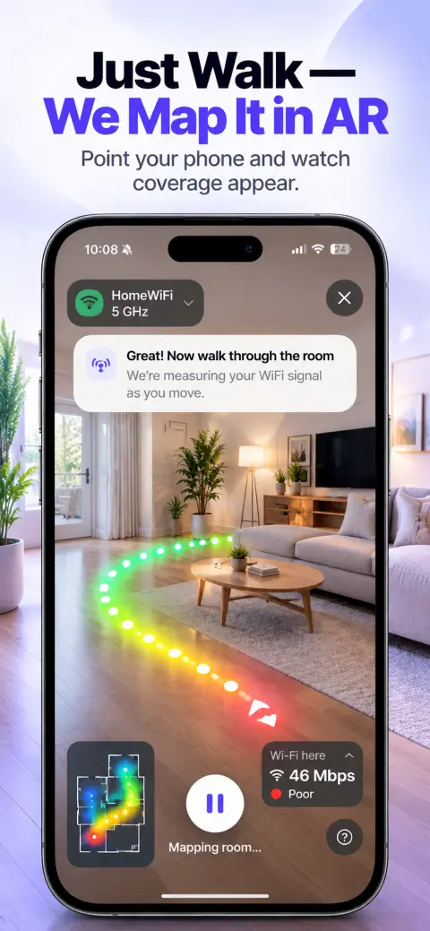 WiFi Heatmap: Home Mapper preview screenshot 2